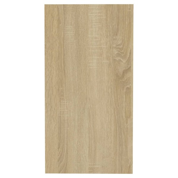 Mesa auxiliar de madera contrachapada roble Sonoma 50x26x50 cm