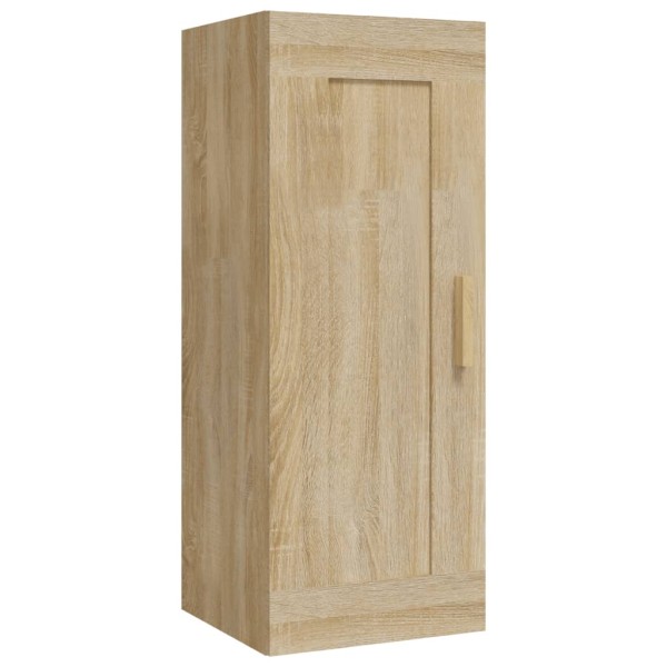 Armario de pared madera contrachapada roble sonoma 35x34x90 cm