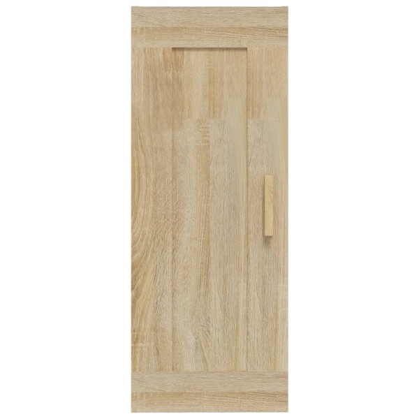 Armario de pared madera contrachapada roble sonoma 35x34x90 cm