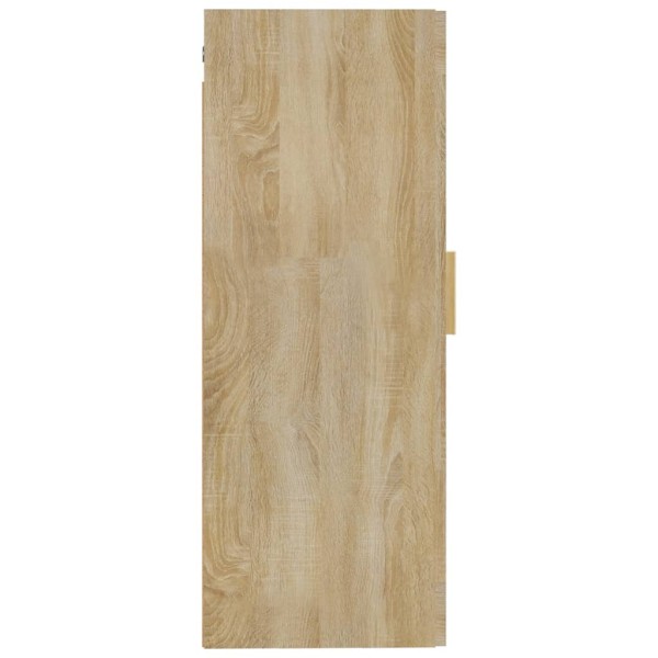 Armario de pared madera contrachapada roble sonoma 35x34x90 cm