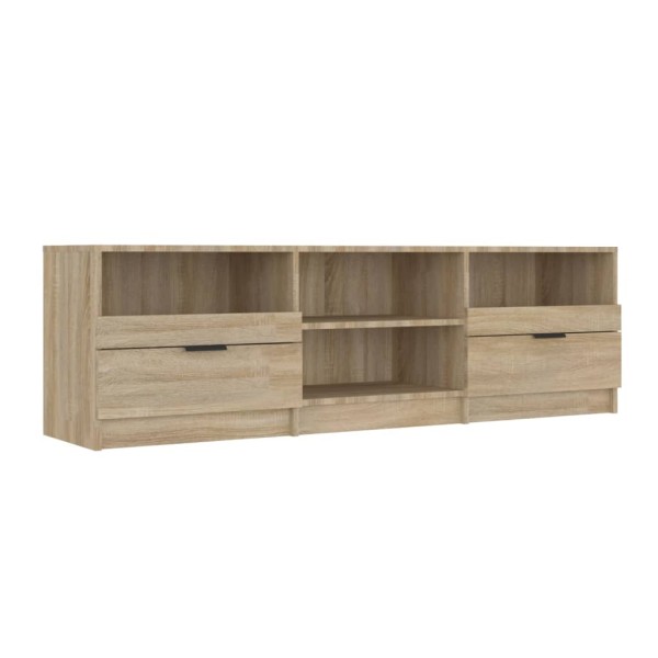 Mueble de TV madera contrachapada roble Sonoma 150x33,5x45 cm