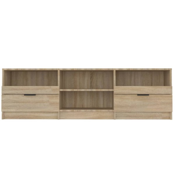 Mueble de TV madera contrachapada roble Sonoma 150x33,5x45 cm