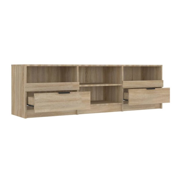 Mueble de TV madera contrachapada roble Sonoma 150x33,5x45 cm