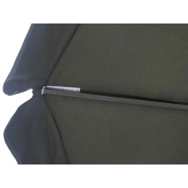 Sombrilla verde de aluminio 500 cm