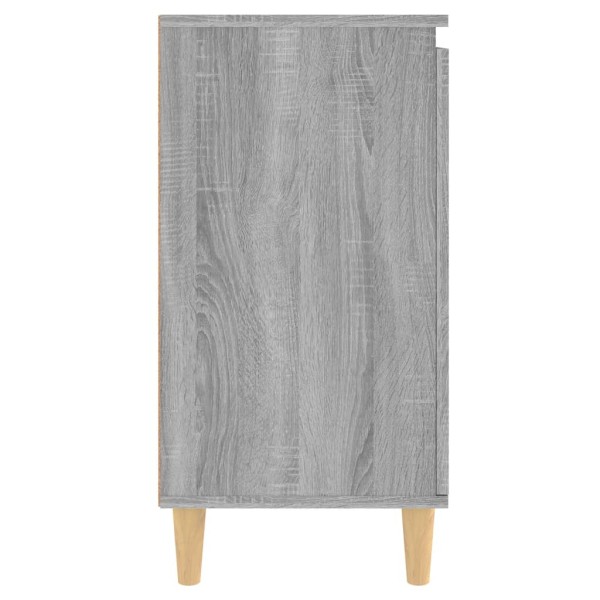 Aparador de madera contrachapada gris Sonoma 60x35x70 cm