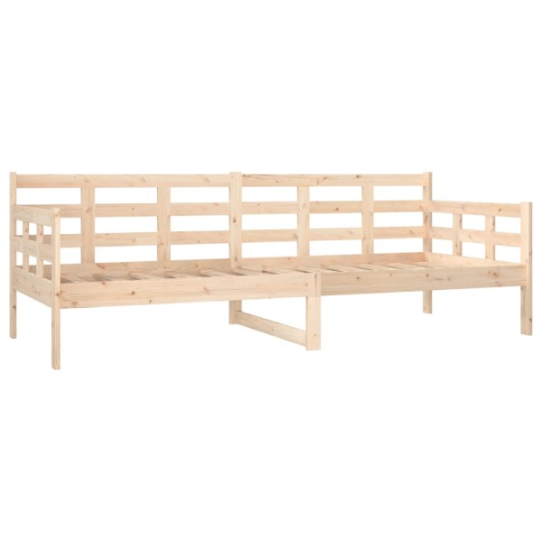 Sofá cama madera maciza de pino 80x200 cm