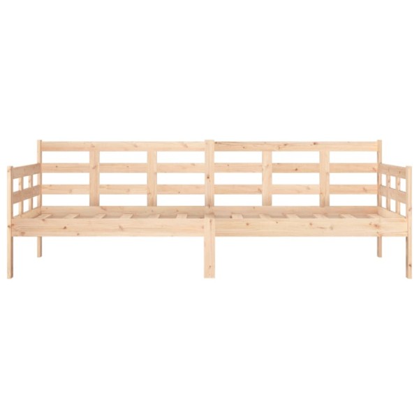 Sofá cama madera maciza de pino 80x200 cm