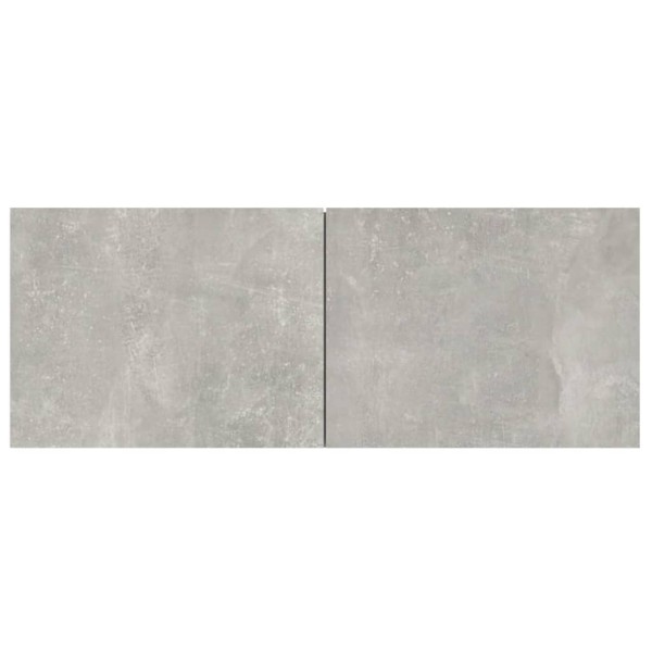 Muebles TV 2 uds madera contrachapada gris hormigón 80x30x30 cm