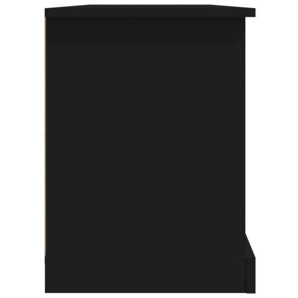 Mueble para TV madera contrachapada negro 99,5x35,5x48 cm