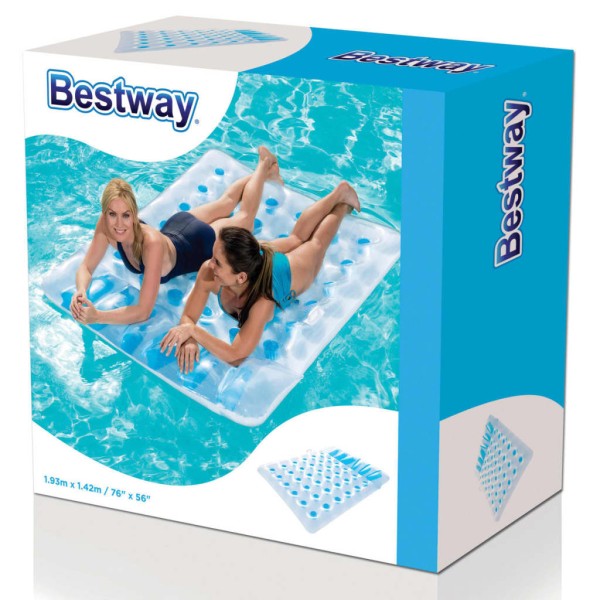 Bestway Colchoneta doble inflable para piscina 43055