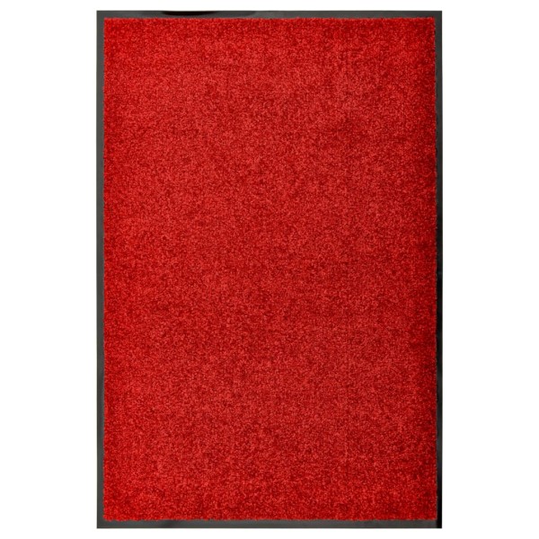 Felpudo lavable rojo 60x90 cm