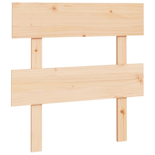 Cabecero de cama madera maciza de pino 93,5x3x81 cm