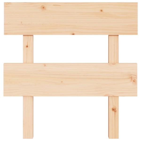 Cabecero de cama madera maciza de pino 93,5x3x81 cm