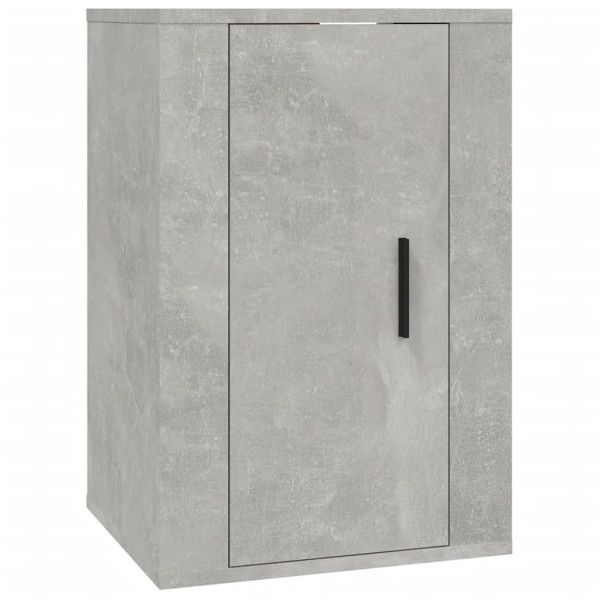 Muebles para TV de pared 2 uds gris hormigón 40x34,5x60 cm