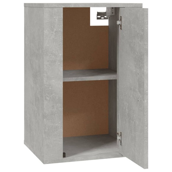 Muebles para TV de pared 2 uds gris hormigón 40x34,5x60 cm