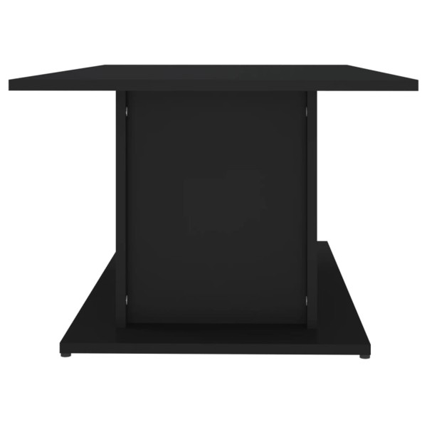 Mesa de centro madera contrachapada negro 102x55,5x40 cm