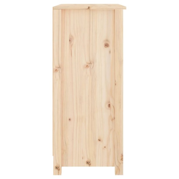 Aparador de madera maciza de pino 70x35x80 cm