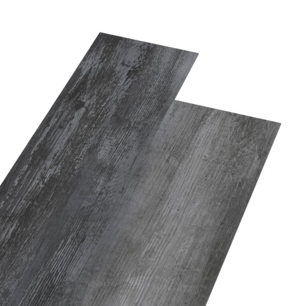 Lamas para suelo PVC autoadhesivas gris brillante 5,02 m² 2 mm