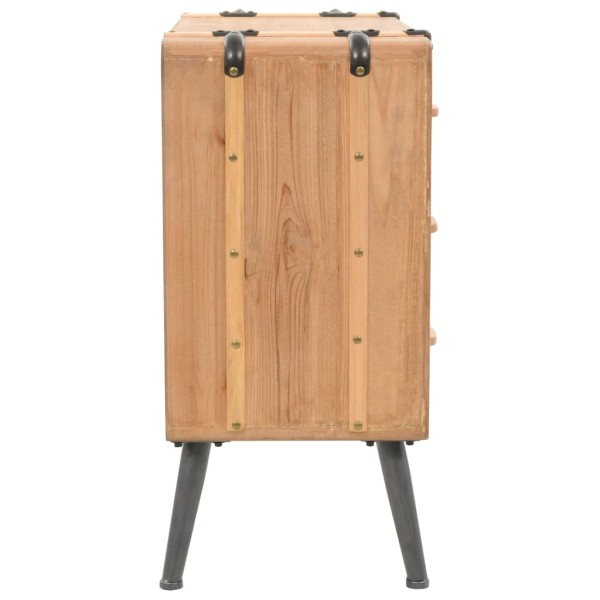 Cajonera de madera maciza de abeto 91x35x73 cm