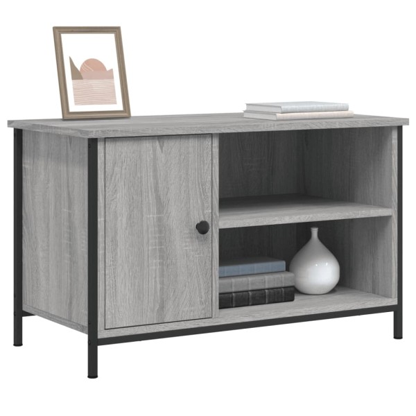 Mueble para TV madera contrachapada gris Sonoma 80x40x50 cm