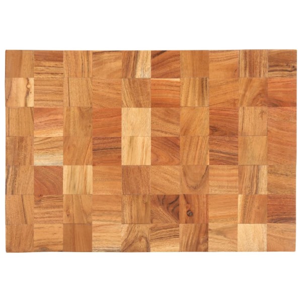 Tabla de cortar de madera maciza de acacia 50x34x3,8 cm