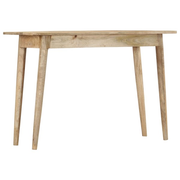 Mesa consola de madera maciza de mango rugosa 115x40x75 cm