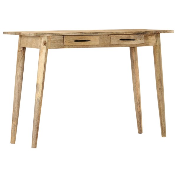 Mesa consola de madera maciza de mango rugosa 115x40x75 cm