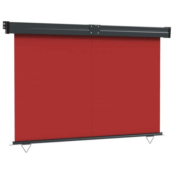 Toldo lateral de balcón rojo 175x250 cm