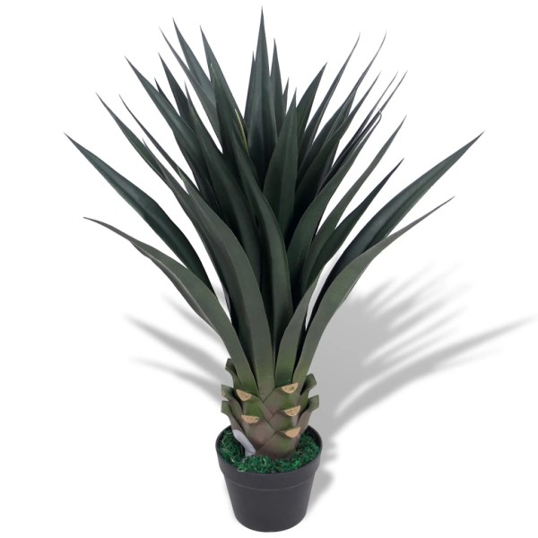 Planta de yuca artificial con macetero 85 cm verde