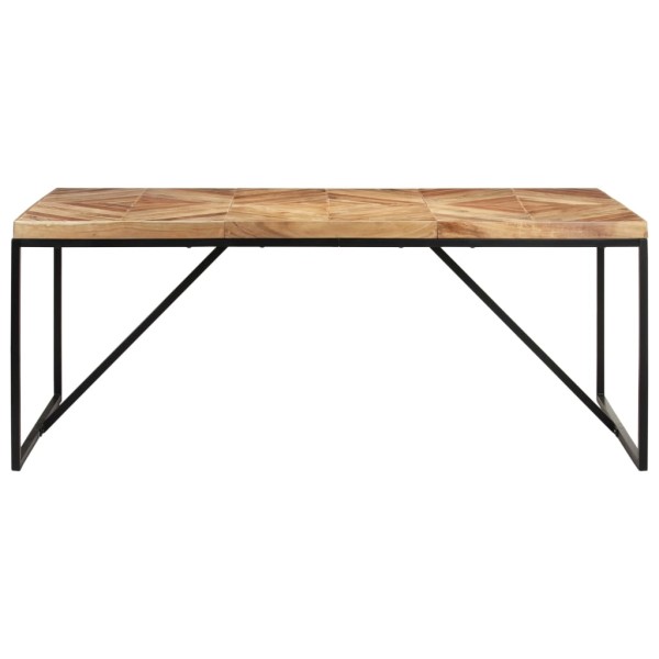 Mesa de comedor de madera maciza de acacia y mango 180x90x76 cm