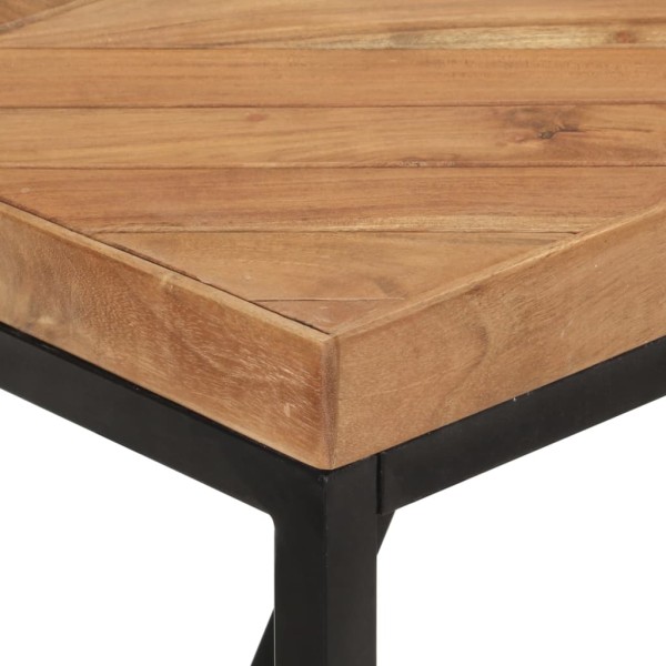 Mesa de comedor de madera maciza de acacia y mango 180x90x76 cm