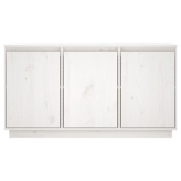 Aparador de madera maciza de pino blanco 111x34x60 cm