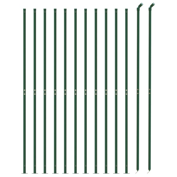 Cerca de alambre con brida verde 1,6x25 m