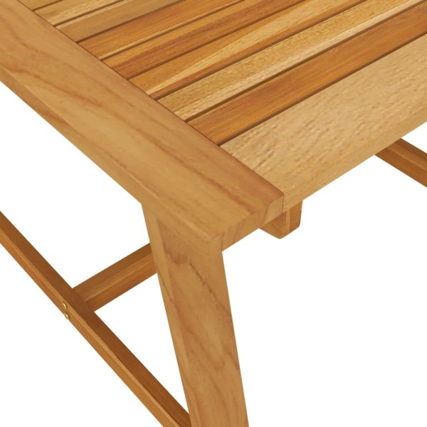 Mesa de comedor de jardín madera maciza de acacia 88x88x74 cm