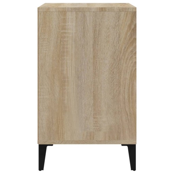 Mueble zapatero madera contrachapada roble Sonoma 102x36x60 cm