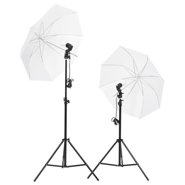 Kit de estudio fotográfico con set de luces y fondo