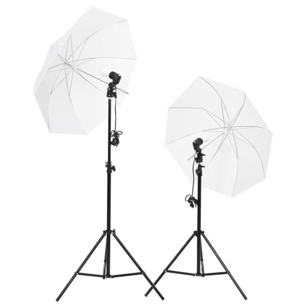 Kit de estudio fotográfico con set de luces, fondo y reflector