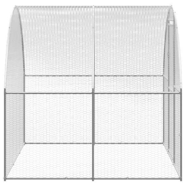 Gallinero de exterior de acero galvanizado 3x4x2 m