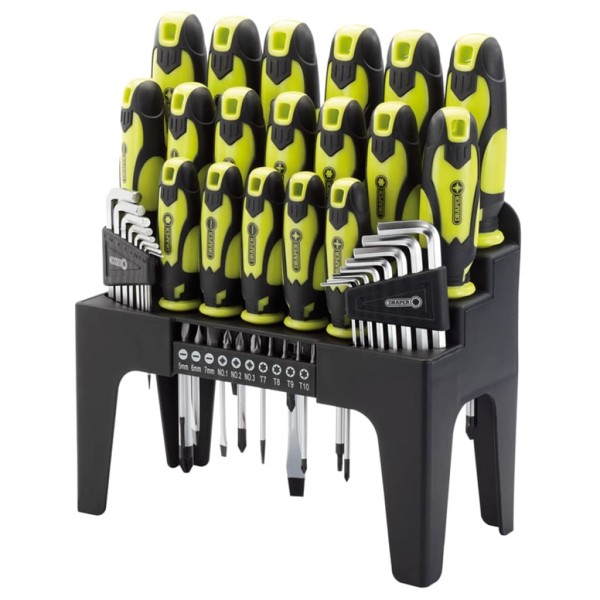 Draper Tools Destornilladores, llaves hex y puntas 44 pzas