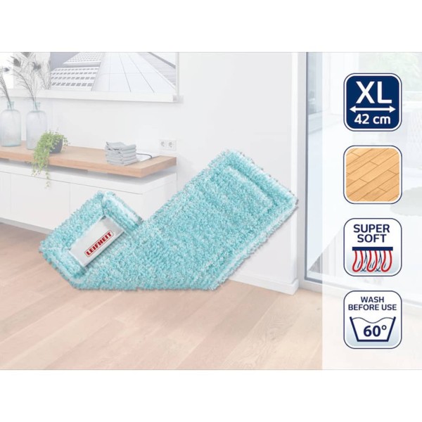 Leifheit Cabezal de mopa Profi Extra Soft azul 55116