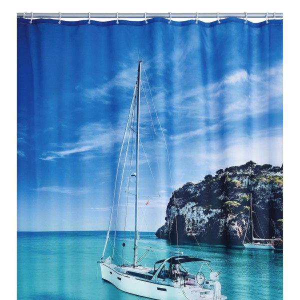 RIDDER Cortina de ducha Sailboat 180x200 cm