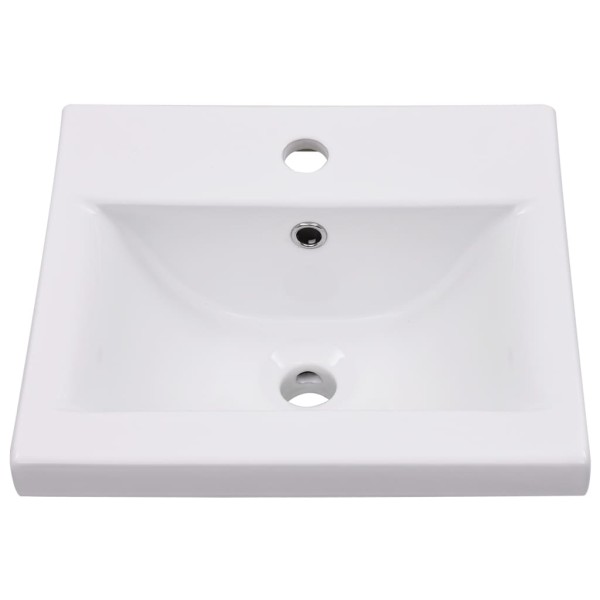 Mueble con lavabo madera contrachapada blanco brillante