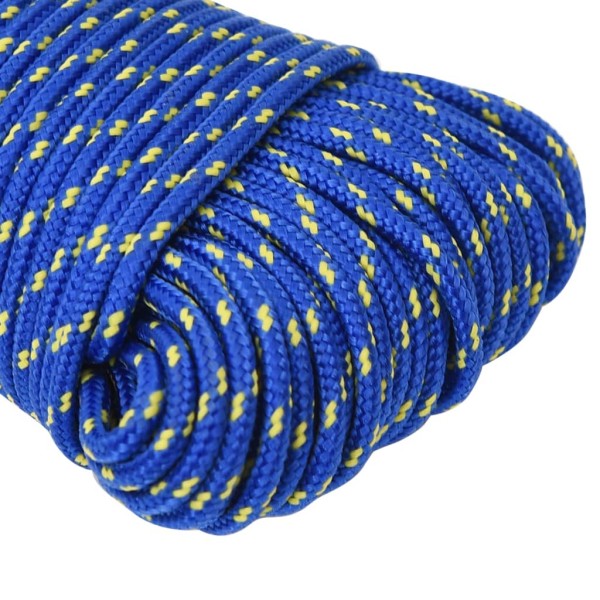 Cuerda de barco polipropileno azul 3 mm 250 m