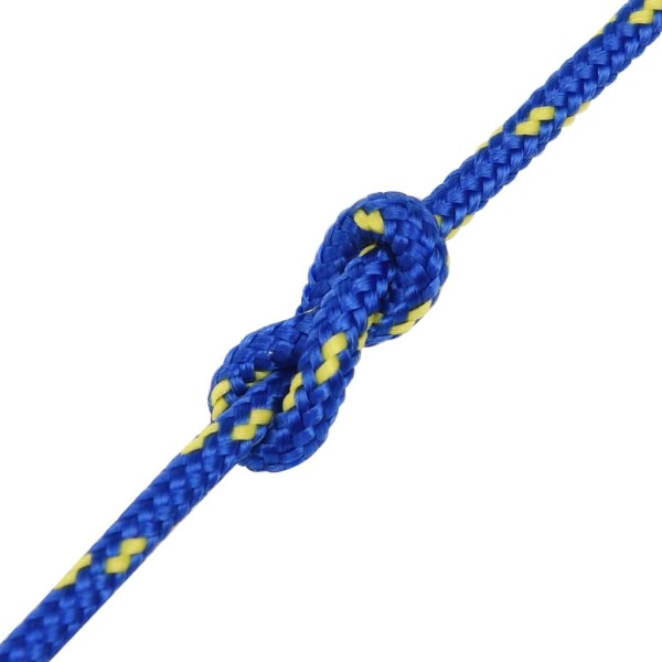 Cuerda de barco polipropileno azul 3 mm 250 m