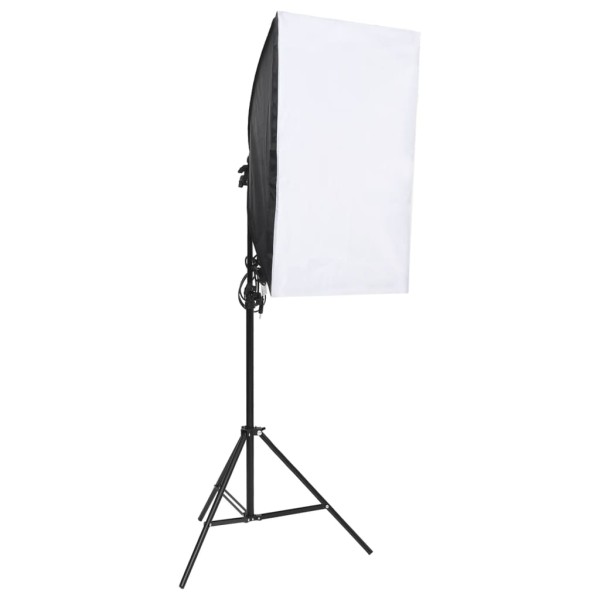 Kit de estudio fotográfico 9 pzas con set de luces y softboxes