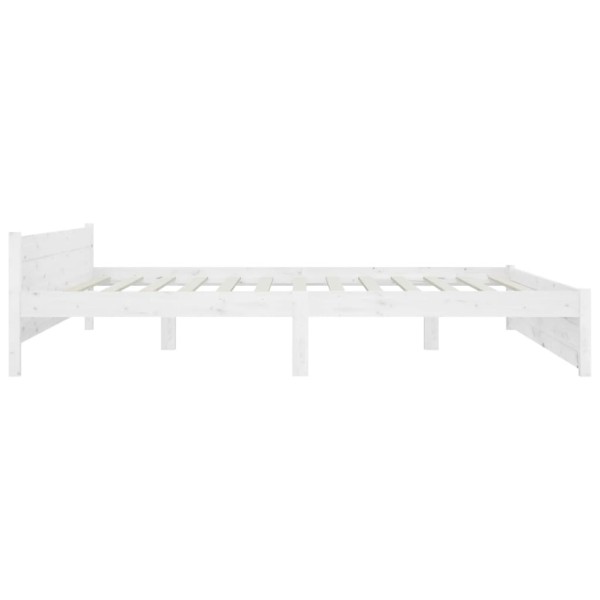 Estructura de cama con cajones blanco 200x200 cm