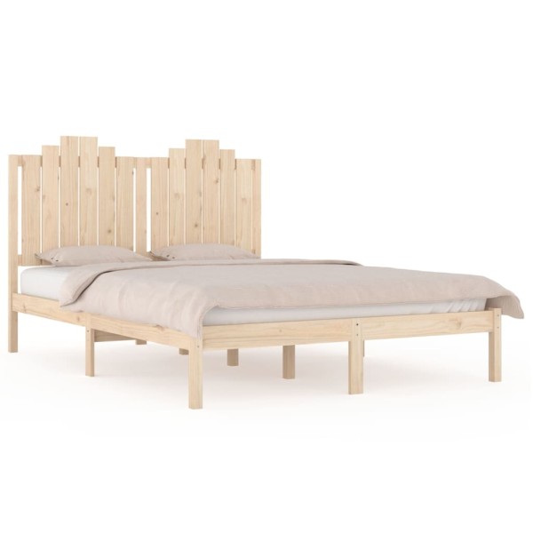 Estructura de cama madera maciza de pino 120x190 cm