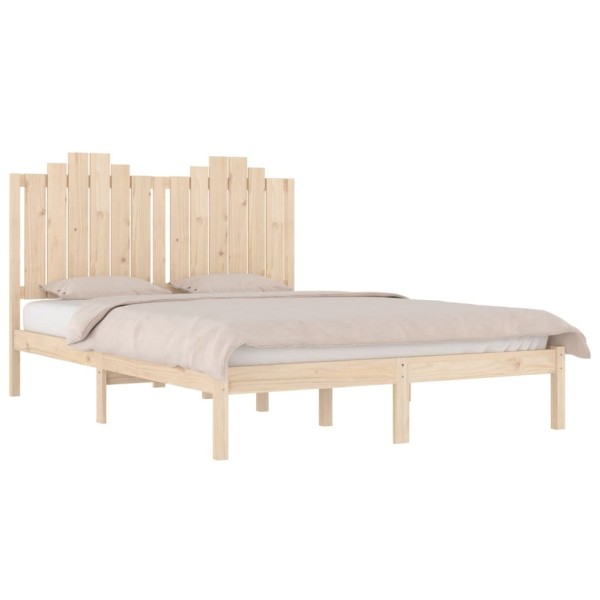 Estructura de cama madera maciza de pino 120x190 cm