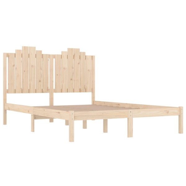 Estructura de cama madera maciza de pino 120x190 cm