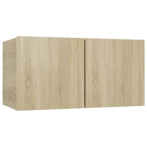 Mueble de pared para TV madera contrachapada color roble sonoma